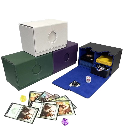 Premium Deck Box with Dice Tray — 200+ Cards Capacity